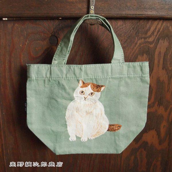 松尾ミユキ ミニボートバッグ・ポーチ GR 1個 cat 猫 雑貨【レターパックプラス可2個まで】E |  | 07