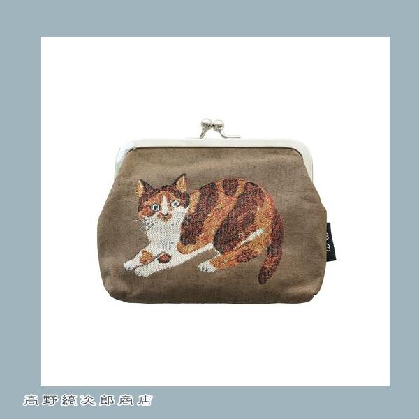 松尾ミユキ ミニボートバッグ・ポーチ BR ブラウン 1個 cat 猫 雑貨【レターパックプラス可2個まで】E |  | 14