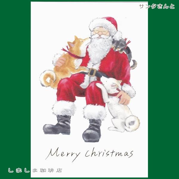 しばいぬとクリスマスポストカード １枚 【レターパックプラス可40個まで・レターパックライト可20個まで・メール便可10個まで】A |  | 01