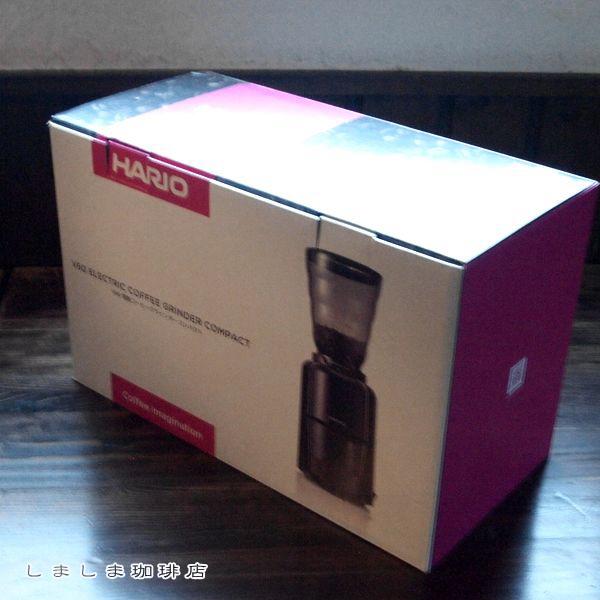 ハリオ電動コーヒーグラインダー コンパクト EVC-8B HARIOコーヒーミル 雑貨 珈琲 F | HARIO | 11