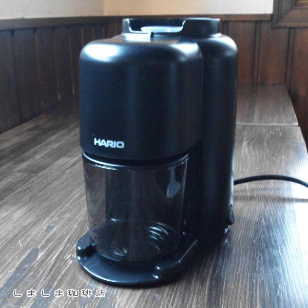 ハリオ電動コーヒーグラインダー コンパクト EVC-8B HARIOコーヒーミル 雑貨 珈琲 F | HARIO | 07