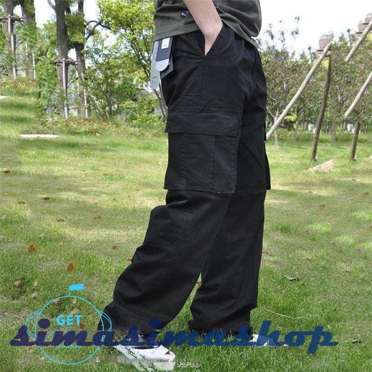 カーゴパンツ メンズ 大きいサイズ ゆったり 作業服 ボトムス 太め カジュアル ズボン ミリタリーパンツ 秋物 Bw Simasimashop 通販 Yahoo ショッピング
