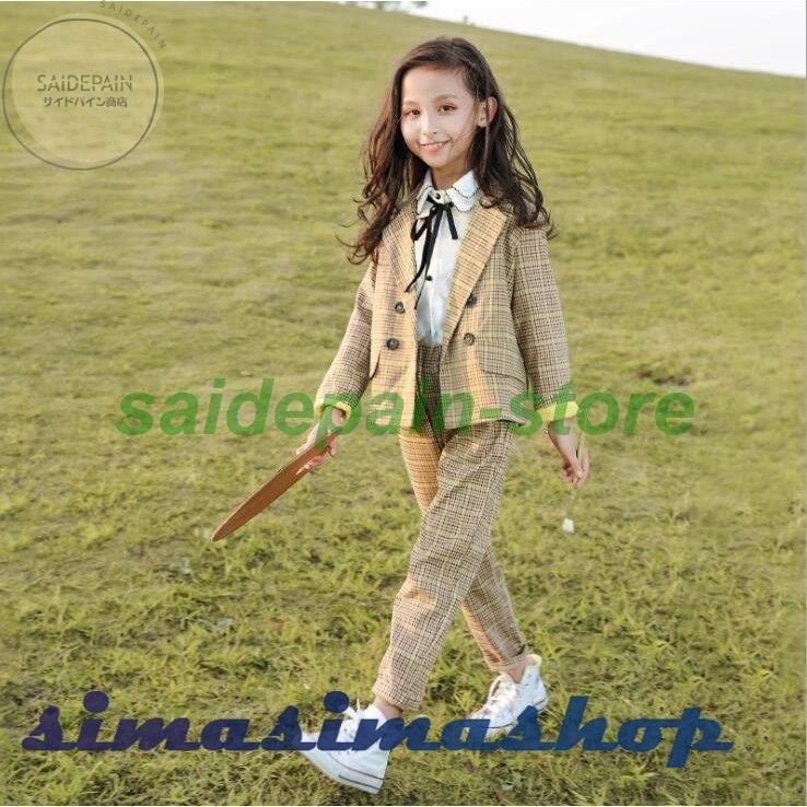 卒業式 小学生 女子 入学式 子供服 女の子 ズボン 長袖 スーツ 女子 110 1 130 140 150 160 2点セット オシャレ 定番 Bw Simasimashop 通販 Yahoo ショッピング