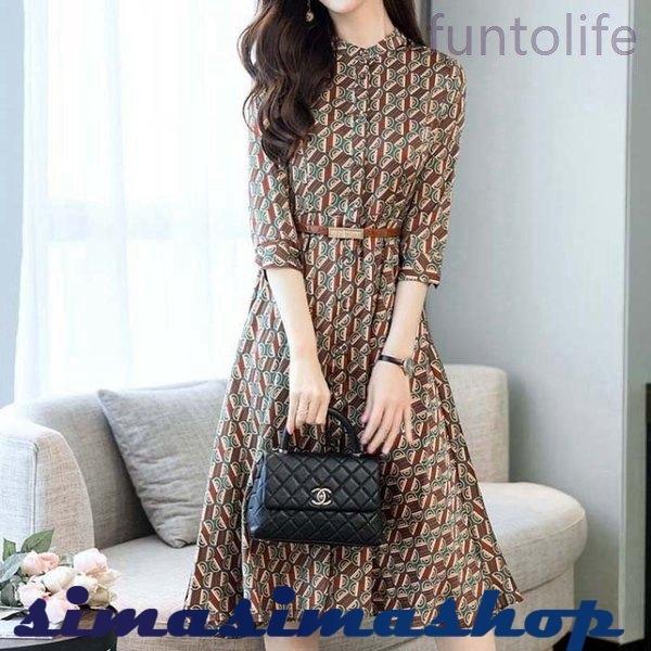 美品 レトロワンピース60年代花柄秋プリーツプリーツスカートワンピドレスクラシックロングドレス演奏会リボンタイボウタイウエスト ワンピース カラー マルチ Mc Www Panelfox Nl