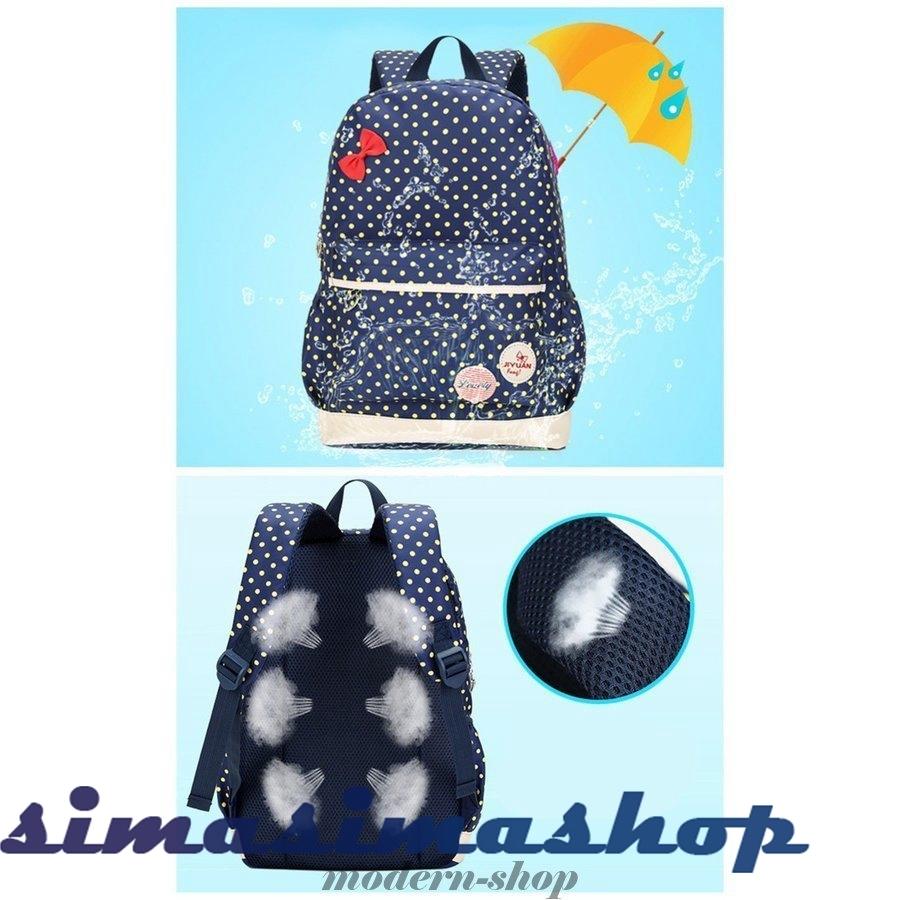 リュック 3点セット キッズ 女の子 小学生 おしゃれ 水玉 ドット柄 リボン 軽量 大容量 通学 リュックサック ショルダーバッグ 子供 可愛い 遠足 旅行 Posvnzzenr スポーツ Editorialdismes Com