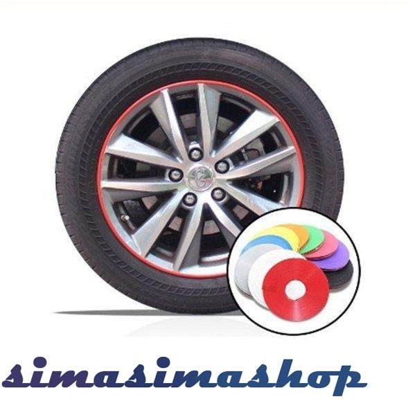 ホイールリムステッカー ホイールリムガード リムステッカー リムテープ タイヤ 車 リム ステッカー 自転車 自動車 カー用品 E044 Bw Simasimashop 通販 Yahoo ショッピング