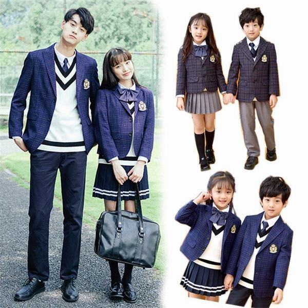 New限定品 キッズスーツ 子供 入学式 スーツ 女の子 男の子 小学校 高校生スーツ 制服 スーツ 発表会 チェック 柄 フォーマル 子供 5点フルセット キッズ 卒業式 激安ブランド Zoetalentsolutions Com