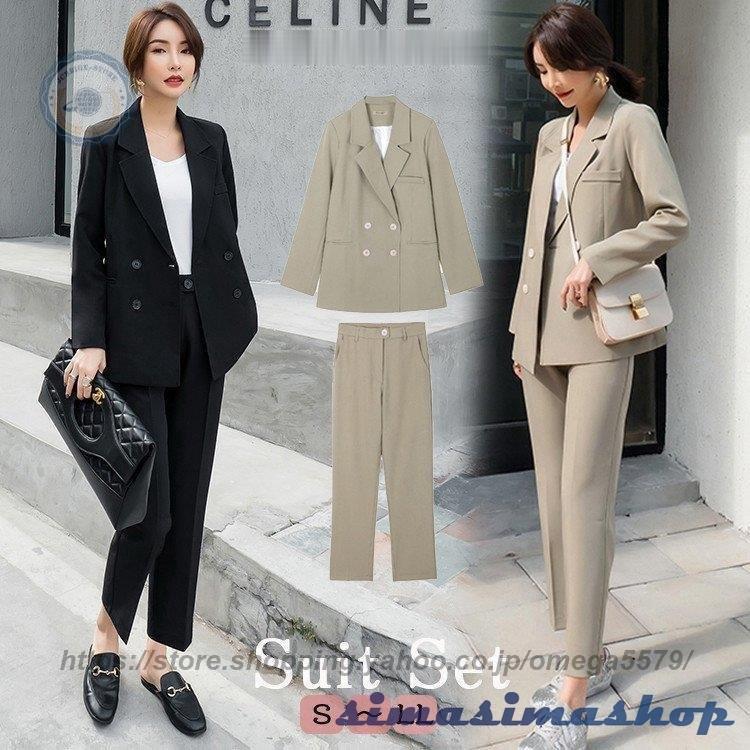 スーツ レディース パンツスーツ 長袖 夏 秋 春 サマースーツ 大きいサイズ ビジネススーツ Kh Simasimashop 通販 Yahoo ショッピング