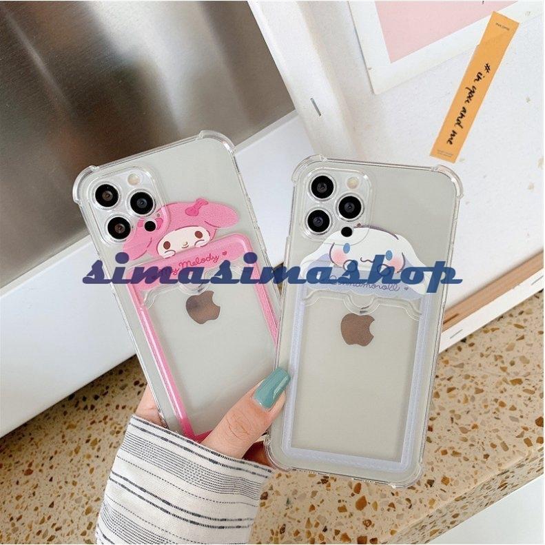 マイメロシナモンクリア透明定期名刺入れ便利スマホケースiphoneケースアイフォンケース携帯カバーiphone7 8xr7plus 8plusx Xsxs Max Iphone 11iphone12 Sima0309 Simasimashop 通販 Yahoo ショッピング