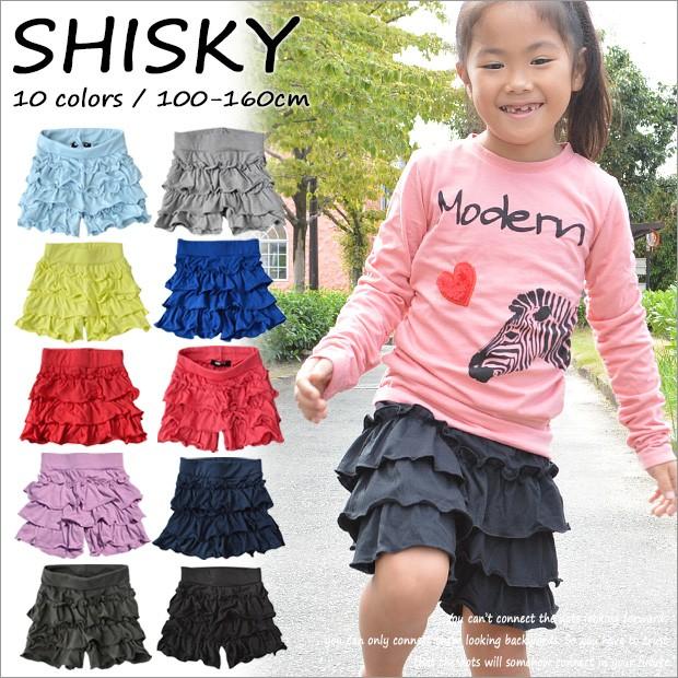 ペチパン フリル キュロット スカート風 ペチパンツ パンツ キッズ 子供服 女の子 スカート フリフリスカート 送料無料 Sf 244 シメファブリック 通販 Yahoo ショッピング