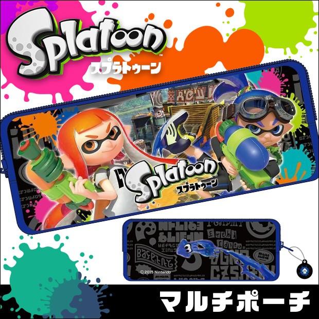 スプラトゥーン マルチポーチ スプラトゥーン ペンポーチ スプラトゥーン 筆箱 マルチポーチ キッズ ポーチ ペンケース 大容量 送料無料 Spt 242 シメファブリック 通販 Yahoo ショッピング