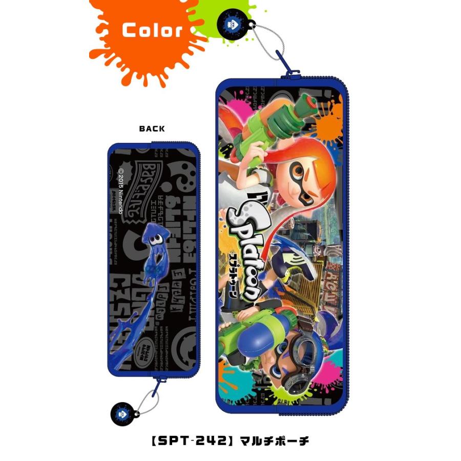 スプラトゥーン マルチポーチ スプラトゥーン ペンポーチ スプラトゥーン 筆箱 マルチポーチ キッズ ポーチ ペンケース 大容量 送料無料 Spt 242 シメファブリック 通販 Yahoo ショッピング