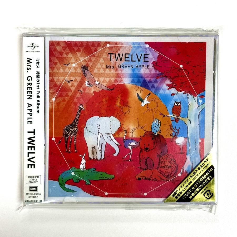 Mrs.GREEN APPLE TWELVE 初回限定盤 CD+DVD