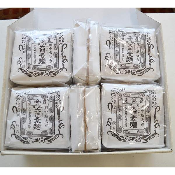 大門素麺 新しいスタイル 大人気定番商品 白 １０袋化粧箱入り 100年の伝統の味 手延べの美味しさ