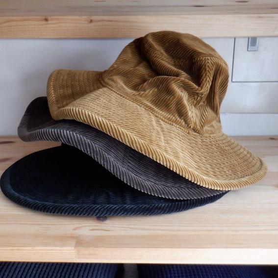 【エシカルプライス】定価10,120円 DECHO デコー CENTER CREASE HAT corduroy センタークリーズハット 10 ...
