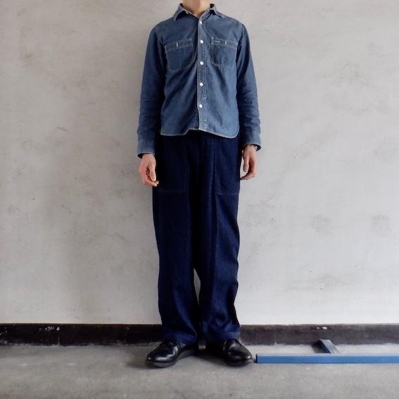 【期間限定ポイント5倍】Ordinary fits オーディナリーフィッツ JAMES FATIGUE DENIM ONE WASH 101JOWの画像