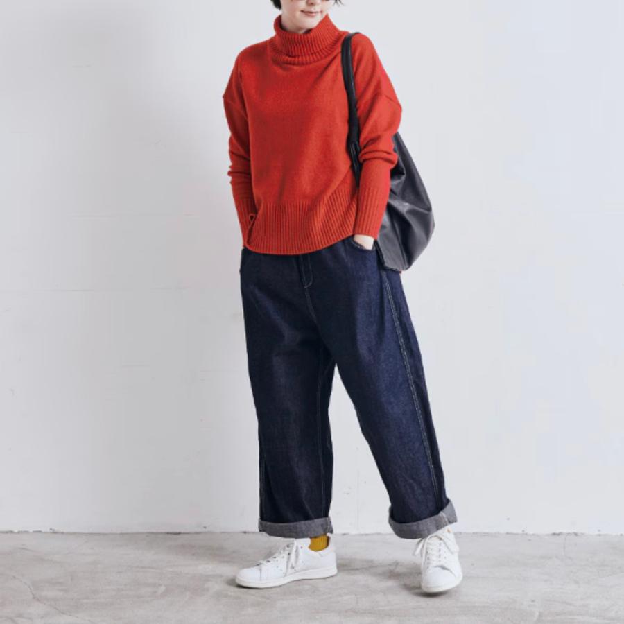 【エシカルプライス】定価13,750円 NARU(ナル) タスマニアラムコモドニットタートル 650601 |  | 06