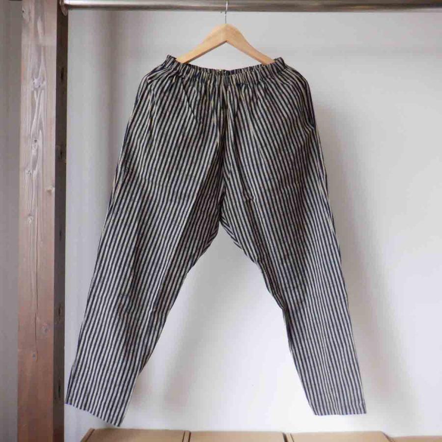 再入荷】YAMMA ヤンマ産業 会津木綿 ふわっとパンツ 縞 AFW-PT 9 再入荷】YAMMA ヤンマ産業 会津木綿 ふわっとパンツ 縞 AFW-PT 9