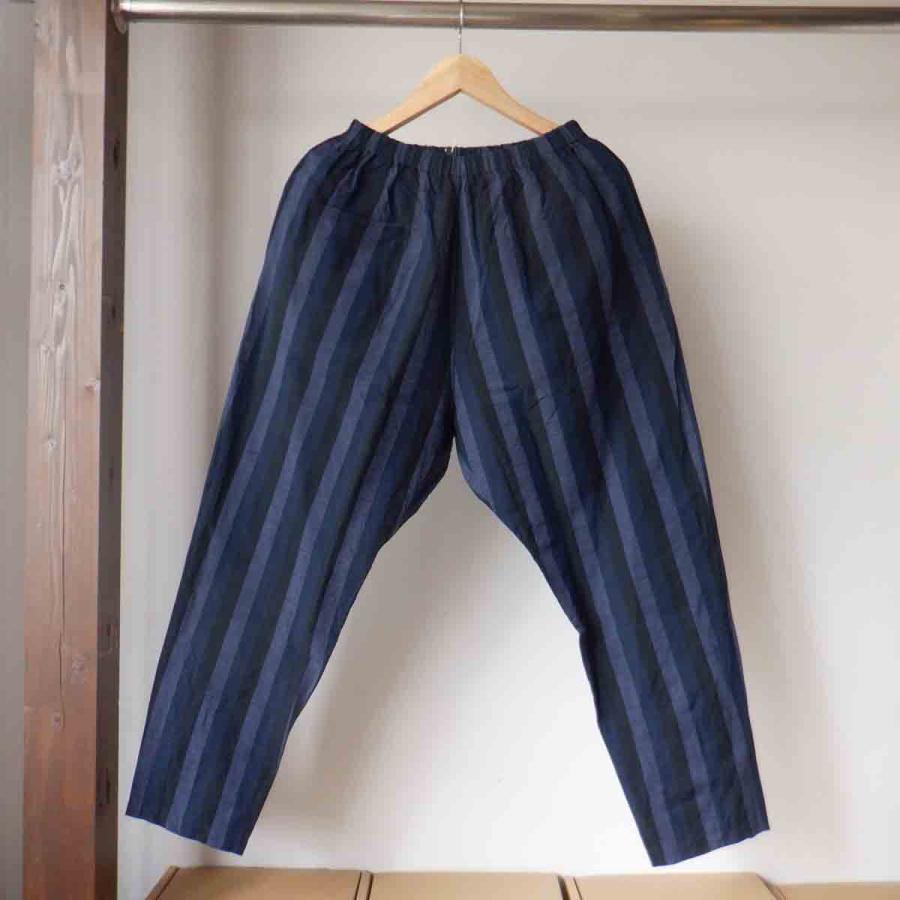 再入荷】YAMMA ヤンマ産業 会津木綿 ふわっとパンツ 縞 AFW-PT 9 再入荷】YAMMA ヤンマ産業 会津木綿 ふわっとパンツ 縞 AFW-PT 9