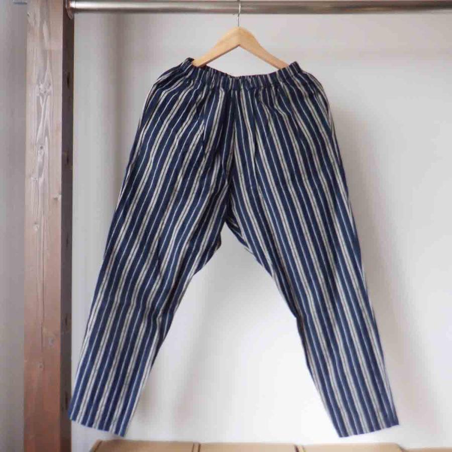 再入荷】YAMMA ヤンマ産業 会津木綿 ふわっとパンツ 縞 AFW-PT 9 再入荷】YAMMA ヤンマ産業 会津木綿 ふわっとパンツ 縞 AFW-PT 9