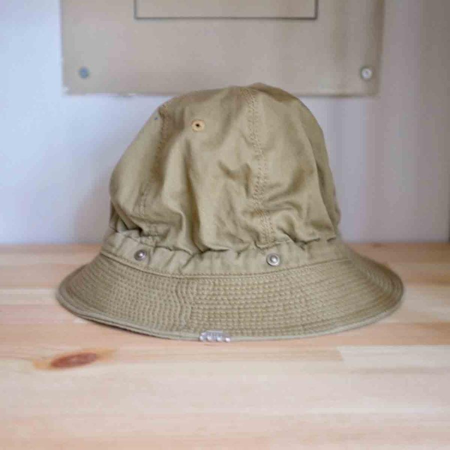 DECHO バケットハット ファティーグハット デニム 革 レザー