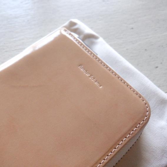 Hender Scheme（エンダースキーマ） long zip purse patent natural