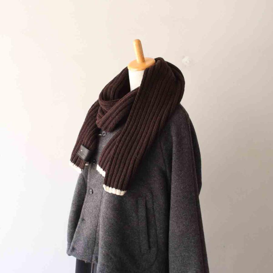【エシカルプライス】定価17,600円 Inswirl インスワール hand knitted long muffler 2 colors |  | 01