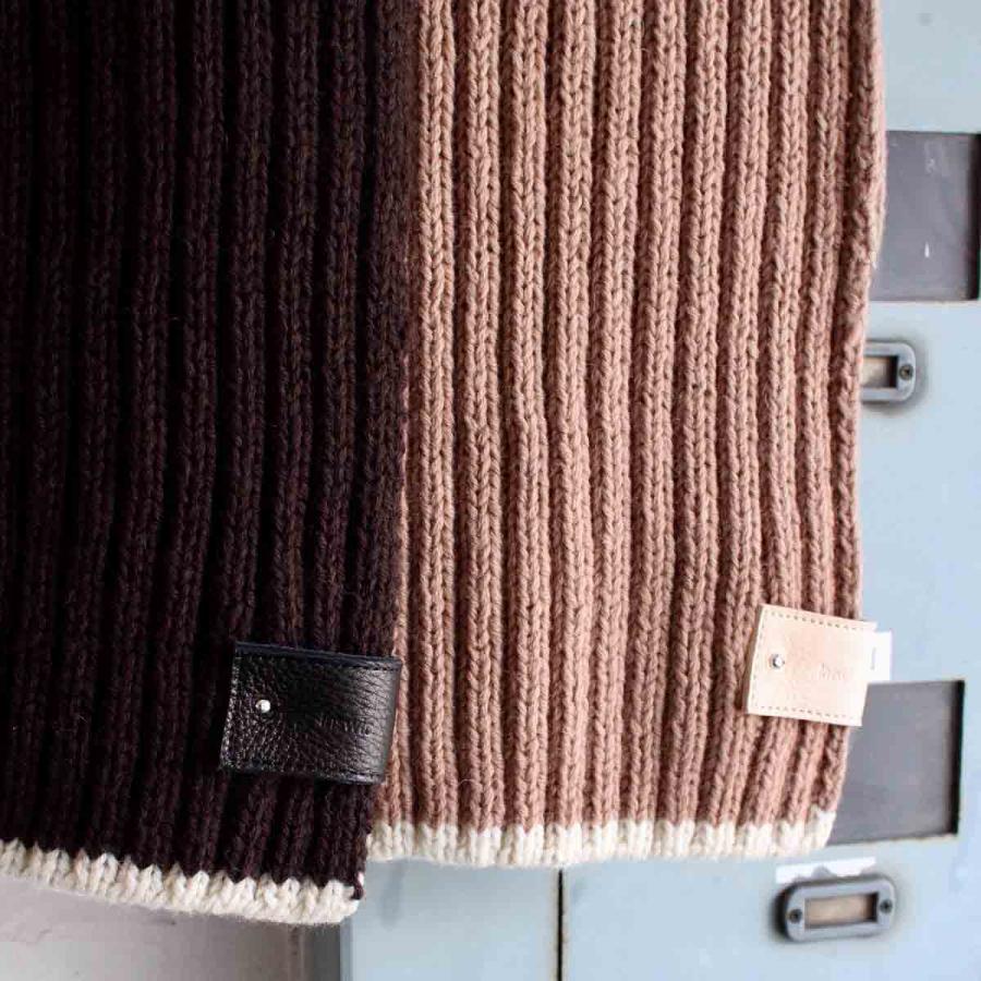 【エシカルプライス】定価17,600円 Inswirl インスワール hand knitted long muffler 2 colors |  | 03