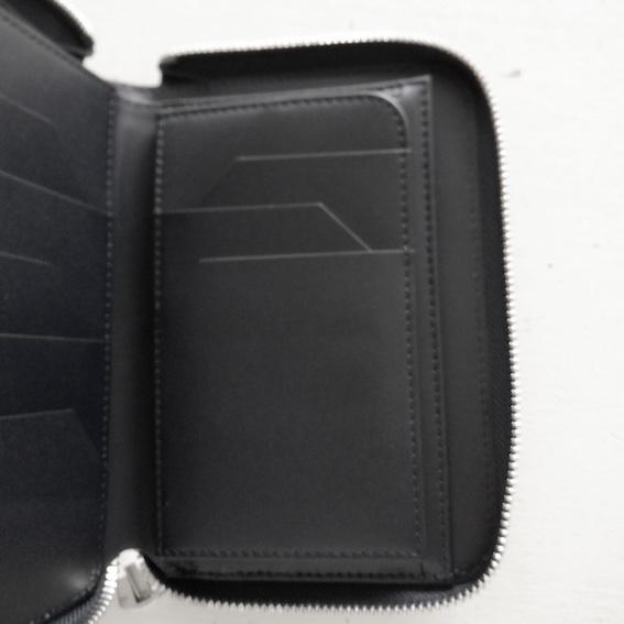 【再入荷】現物画像 ITTI イッチ CRISTY STUFFING MIDDLE WLT.5 croco クリスティースタッフィングミドルウォレットクロコ / black |  | 04