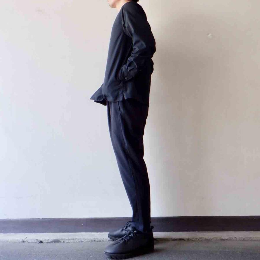 【エシカルプライス】定価15,180円 LA MOND. ラモンド BAND COLLAR SHIRT バンドカラーシャツ 4 colors LM-S-035 |  | 09