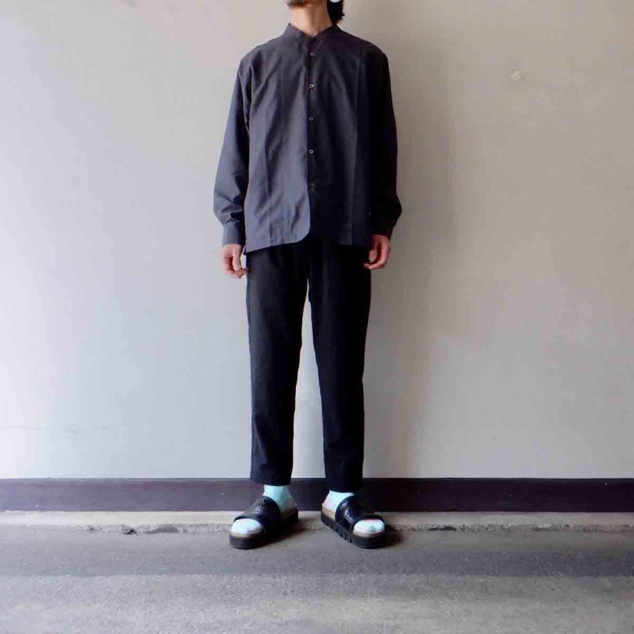 【エシカルプライス】定価15,180円 LA MOND. ラモンド BAND COLLAR SHIRT バンドカラーシャツ 4 colors LM-S-035 |  | 10