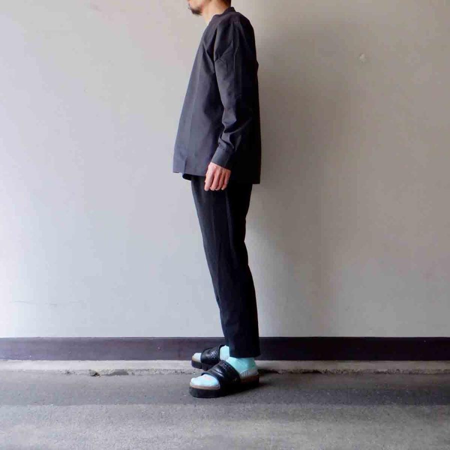 【エシカルプライス】定価15,180円 LA MOND. ラモンド BAND COLLAR SHIRT バンドカラーシャツ 4 colors LM-S-035 |  | 11