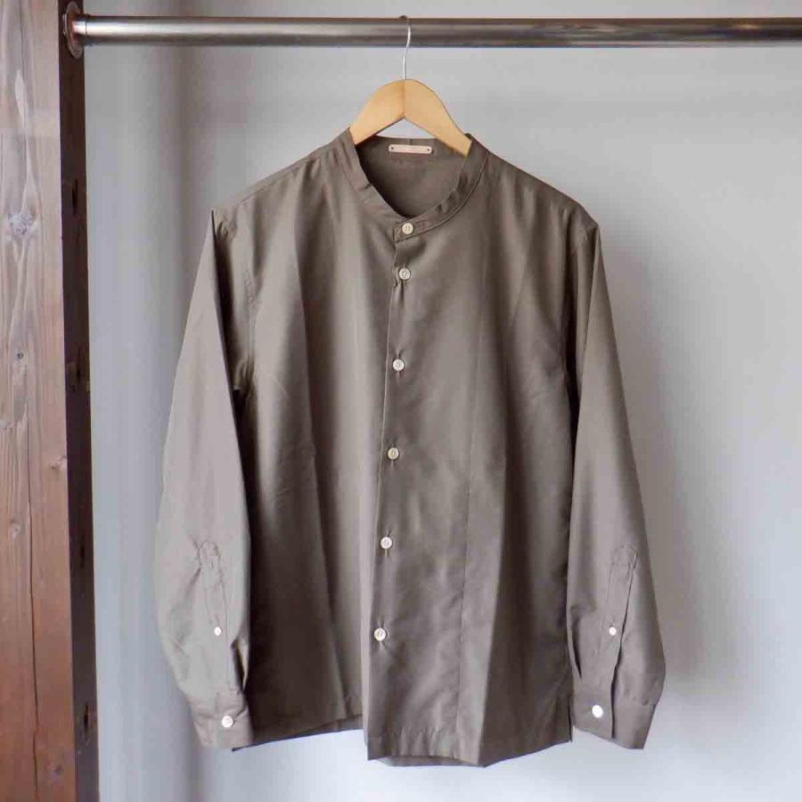 【エシカルプライス】定価15,180円 LA MOND. ラモンド BAND COLLAR SHIRT バンドカラーシャツ 4 colors LM-S-035 |  | 01