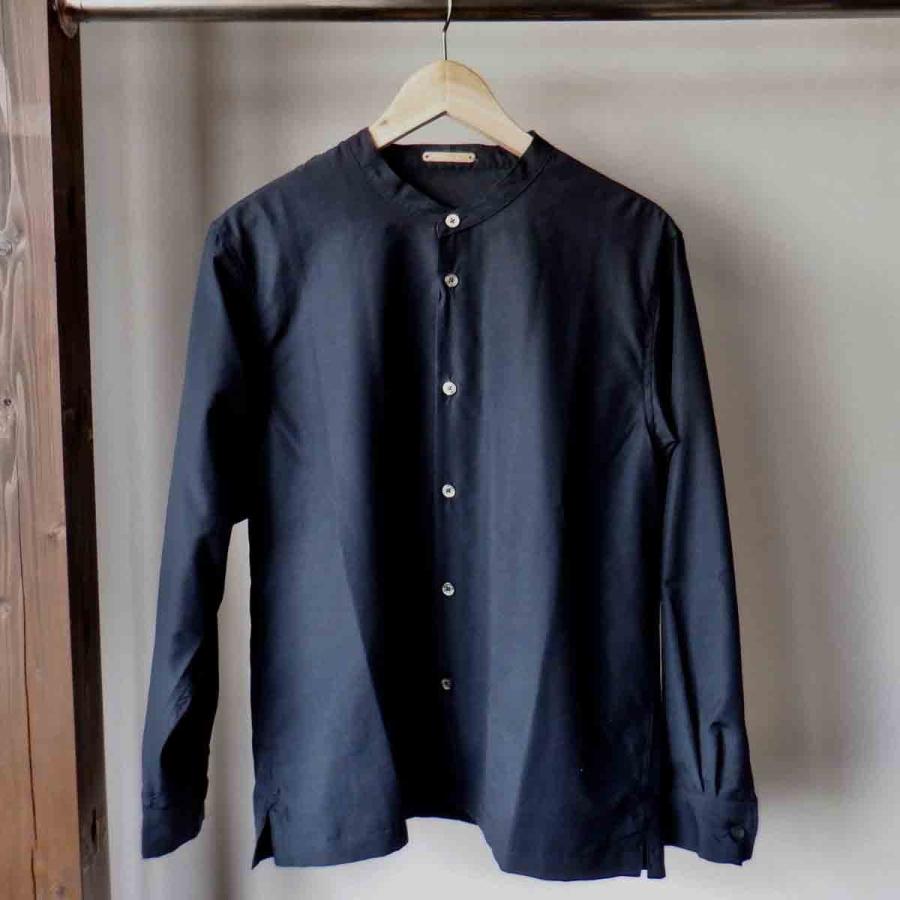 【エシカルプライス】定価15,180円 LA MOND. ラモンド BAND COLLAR SHIRT バンドカラーシャツ 4 colors LM-S-035 |  | 03