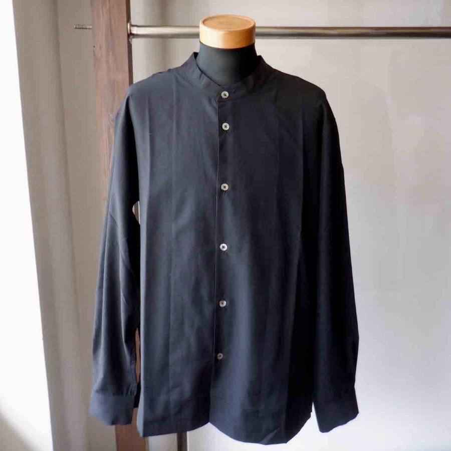 【エシカルプライス】定価15,180円 LA MOND. ラモンド BAND COLLAR SHIRT バンドカラーシャツ 4 colors LM-S-035 |  | 04