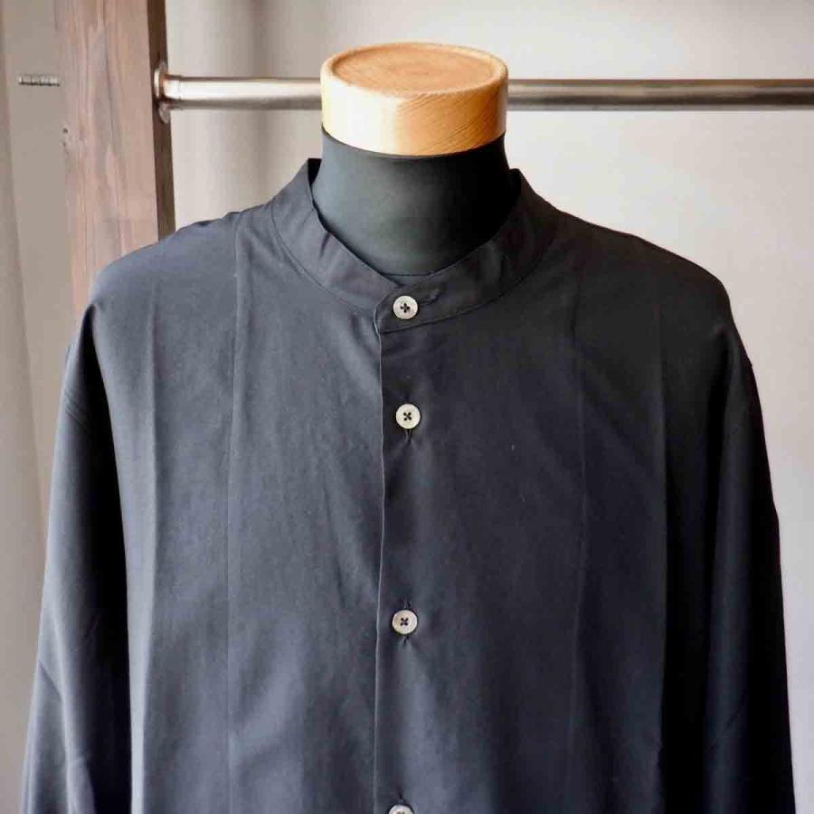 【エシカルプライス】定価15,180円 LA MOND. ラモンド BAND COLLAR SHIRT バンドカラーシャツ 4 colors LM-S-035 |  | 05
