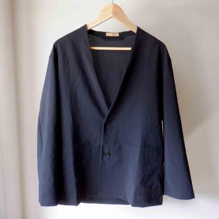 再入荷】LA MOND. ラモンド SHARI JACKET no collar シャリ 再入荷】LA MOND. ラモンド SHARI JACKET no collar シャリ