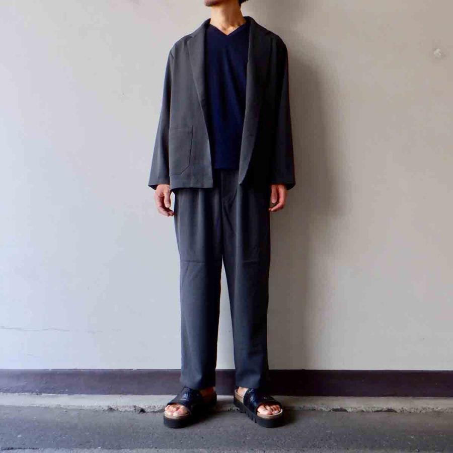 【エシカルプライス】定価27,500円 LA MOND. ラモンド KARSEY STRETCH WIDE JACKET カーシーストレッチワイドジャケット 2 colors LM-O-089 |  | 10