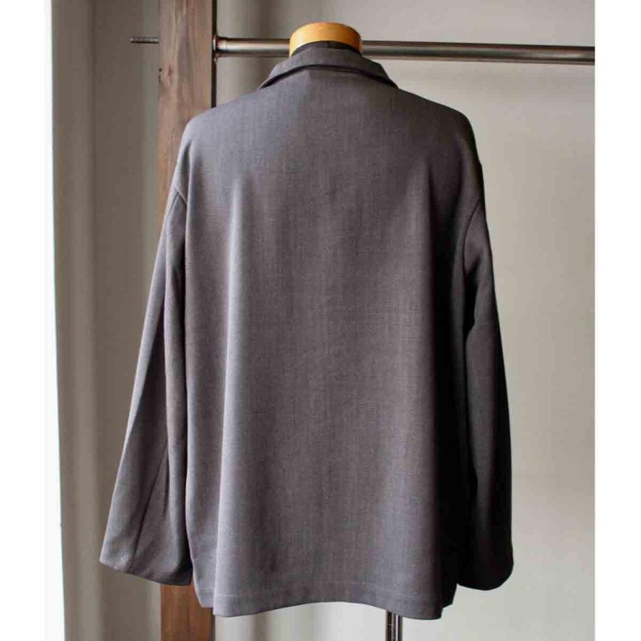 【エシカルプライス】定価27,500円 LA MOND. ラモンド KARSEY STRETCH WIDE JACKET カーシーストレッチワイドジャケット 2 colors LM-O-089 |  | 04