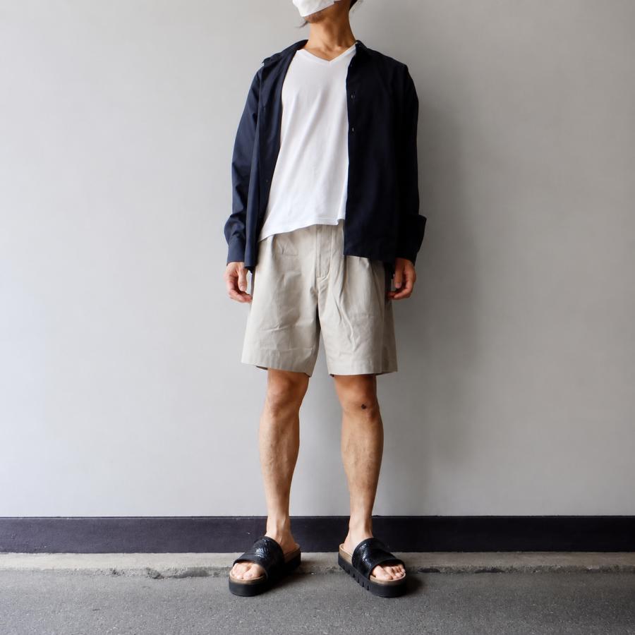 【エシカルプライス】定価16,500円 LA MOND. ラモンド SUPIMA TENSEL GURKHA SHORTS スピーマテンセルグルカショーツ ２ colors LM-P-092 |  | 04