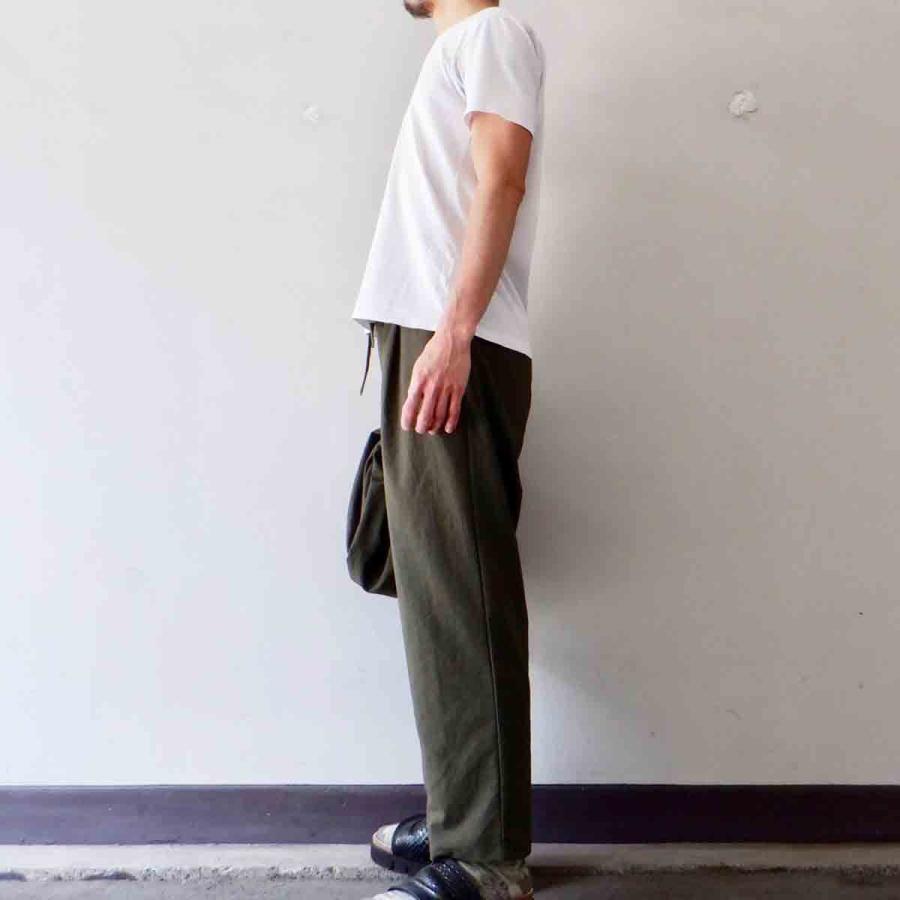 エシカルプライス】LA MOND. ラモンド SEMI WIDE SHARI PANTS