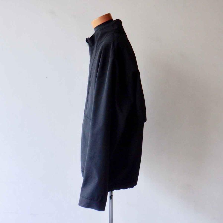 再入荷】LA MOND. ラモンド STAND NECK WIDE BLOUSON スタンド 再入荷】LA MOND. ラモンド STAND NECK WIDE BLOUSON スタンド