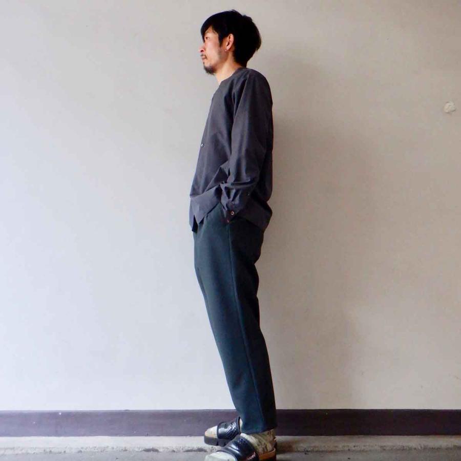 SALE!】LA MOND. ラモンド DRY TOUCH SEMI WIDE TROUSERS ドライタッチ 