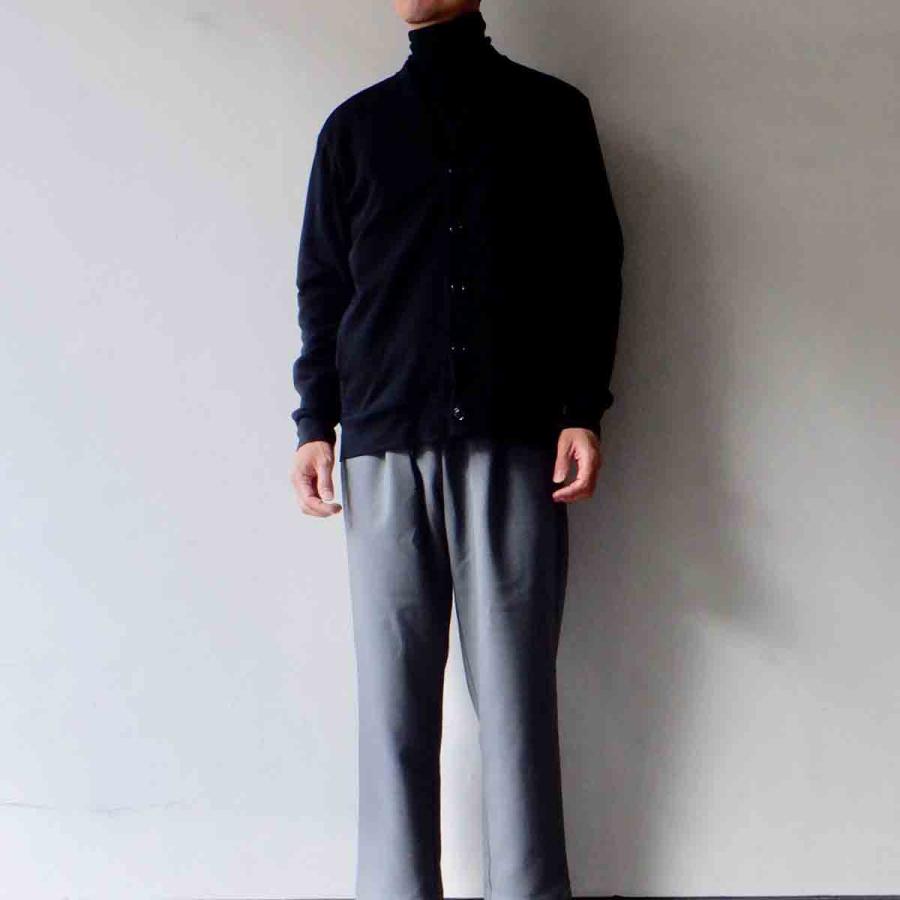 【美品】LAMONDラモンド/WOOL MIX CARDIGANブラック エシカルプライス】定価17,600円 LA MOND. ラモンド WOOL MIX CARDIGAN