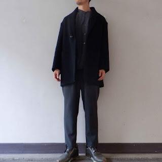 【SALE】LA MOND. ラモンド WOOL DOUBLE FACE COAT LM-O-116｜simonsandco｜05