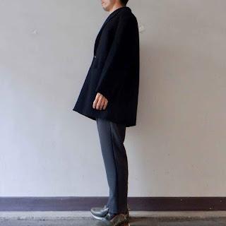 【SALE】LA MOND. ラモンド WOOL DOUBLE FACE COAT LM-O-116｜simonsandco｜07