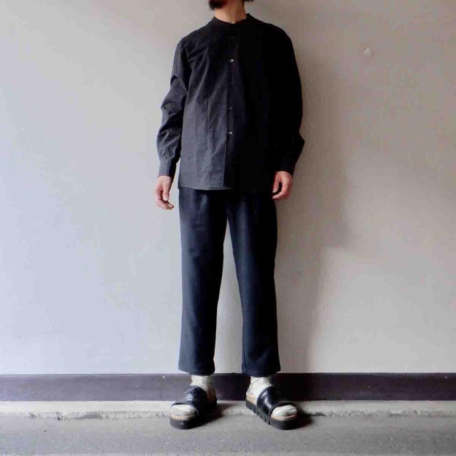 【エシカルプライス】定価17,380円 LA MOND. ラモンド BAND COLLAR CHAMBRAY SHIRT JACKET バンドカラーシャンブレーシャツジャケット 3 colors LM-S-075 |  | 15