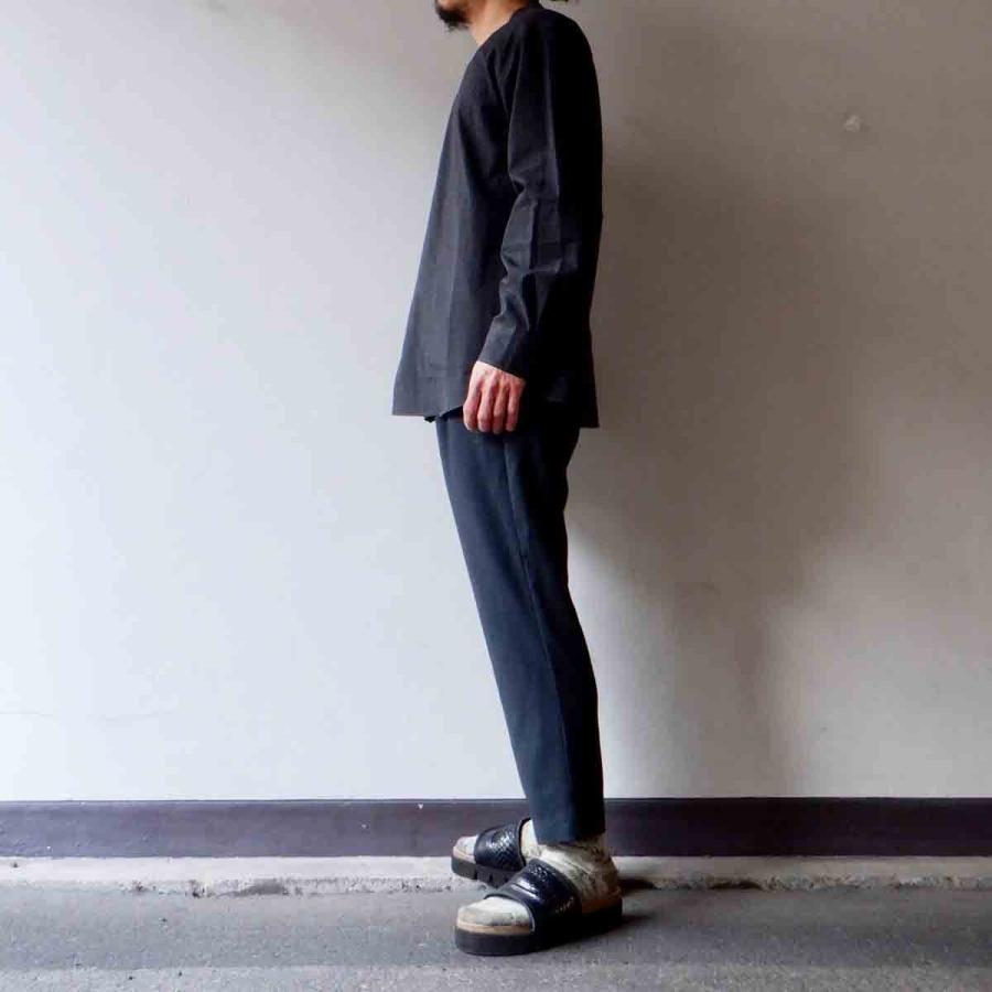 【エシカルプライス】定価17,380円 LA MOND. ラモンド BAND COLLAR CHAMBRAY SHIRT JACKET バンドカラーシャンブレーシャツジャケット 3 colors LM-S-075 |  | 16