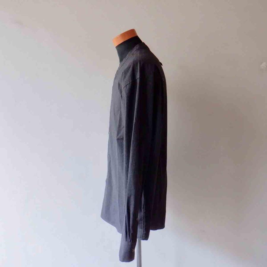【エシカルプライス】定価17,380円 LA MOND. ラモンド BAND COLLAR CHAMBRAY SHIRT JACKET バンドカラーシャンブレーシャツジャケット 3 colors LM-S-075 |  | 09