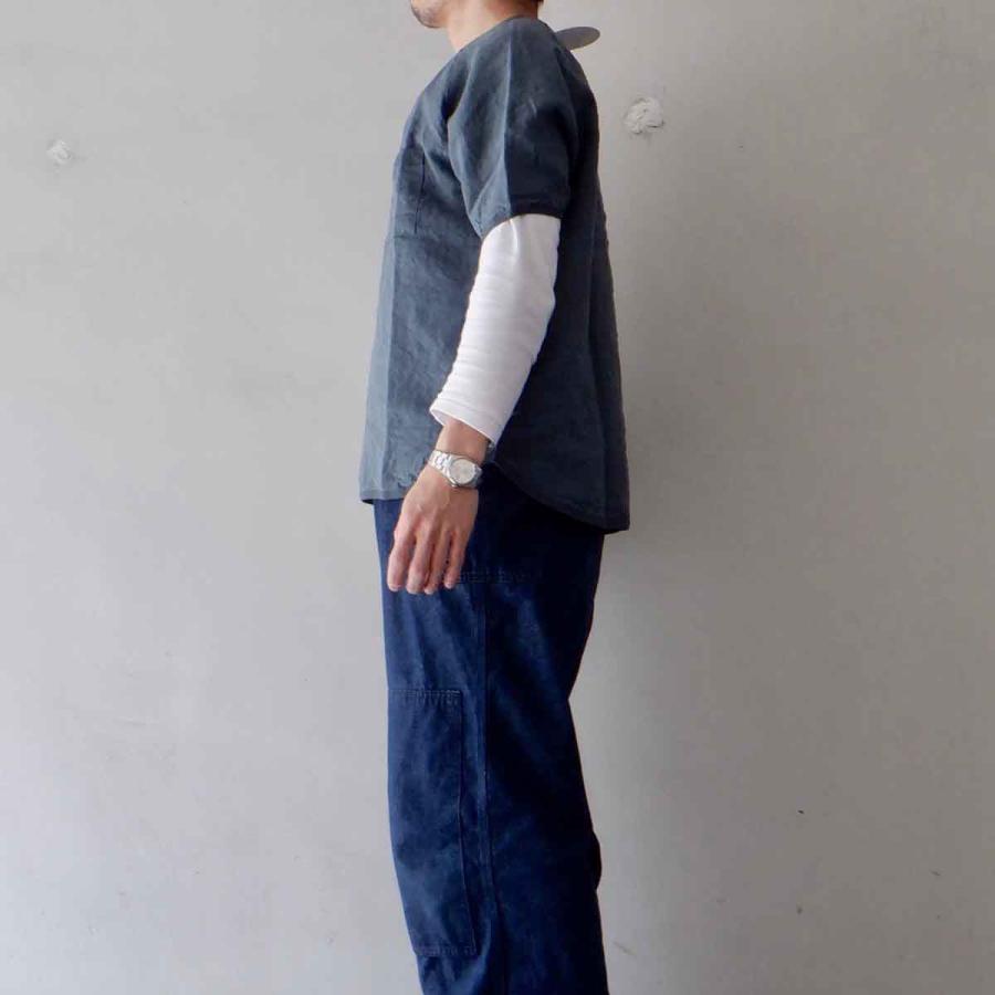 Re made in tokyo japan アールイー French Linen T-shirt フレンチ